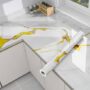 Barebeauty Vinyl Decorative Gold, White Wallpaper  (L x W: 200 cm x 60 cm)
